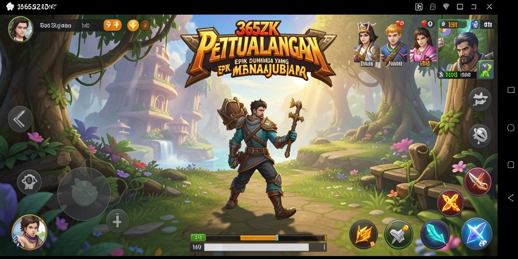 Tangkapan layar permainan 365ZK dengan aksi mendebarkan dalam petualangan.
