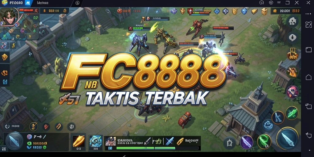 Tampilan gameplay menarik dari FC888 yang menunjukkan strategi SLG.