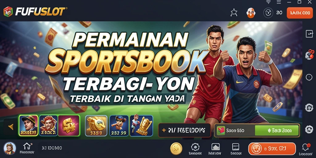Tampilan antarmuka FUFUSLOT yang intuitif dan menarik saat bermain Sportsbook.
