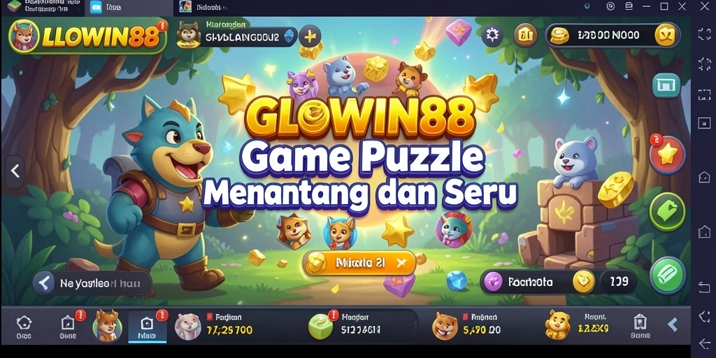 Gameplay seru GLOWIN88 dengan teka-teki menarik.