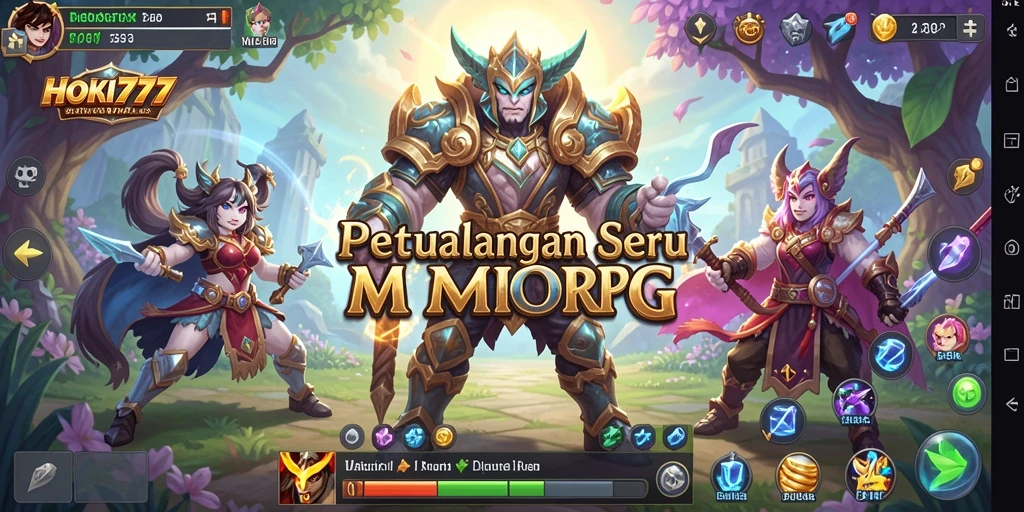 Tangkapan layar menampilkan pertarungan seru dalam HOKI777.