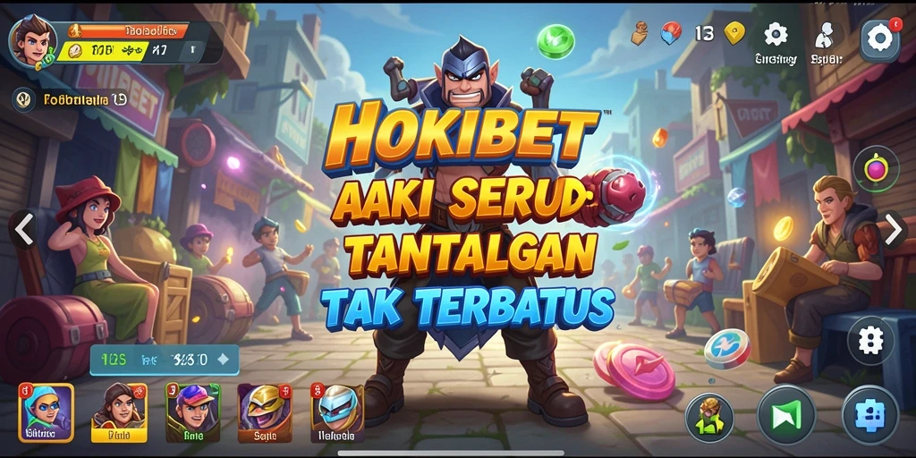 Screenshot utama HOKIBET menampilkan momen aksi yang intens.