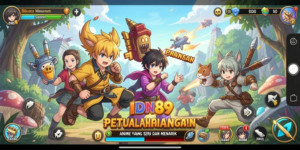 Tampilan screenshot IDN89 yang menampilkan aksi seru dalam dunia anime.